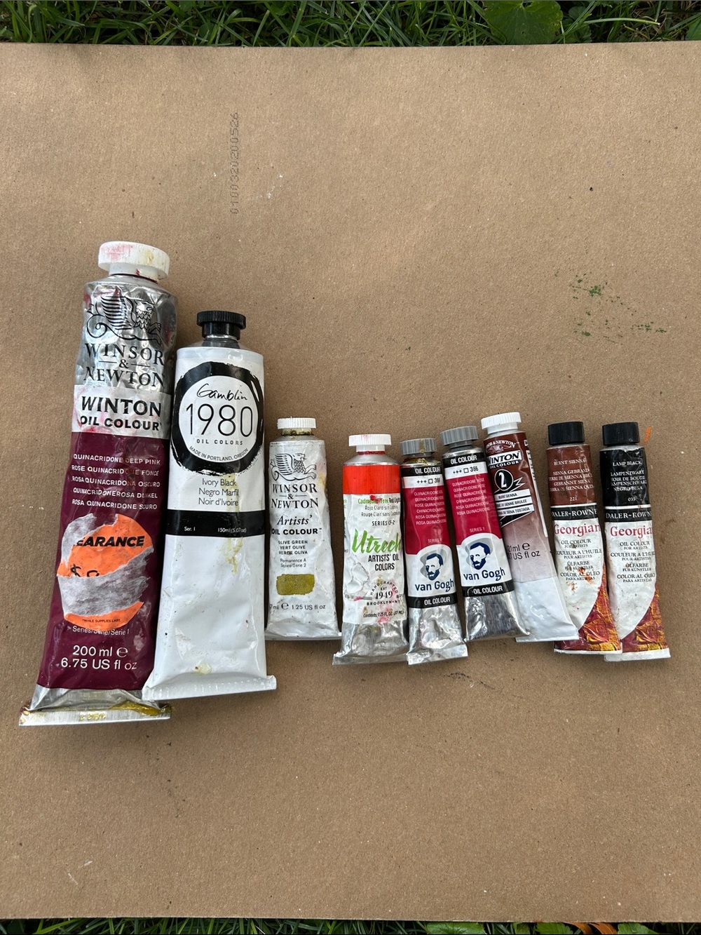 Oil paint lot